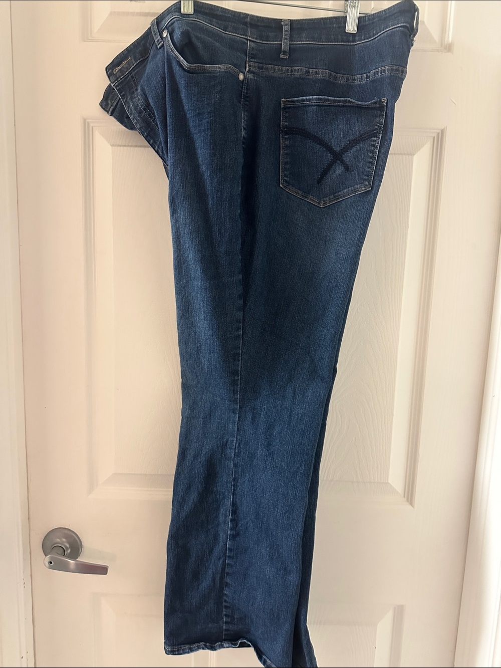 Christopher & Banks Straight Leg Dark Blue Jeans
